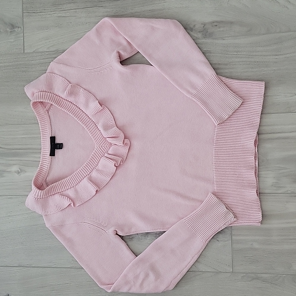 J crew pink sweater
